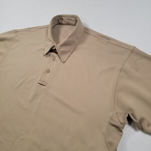 Propper Men Tactical Polo Shirt XL Tan Short Sleeve Performance Uniform